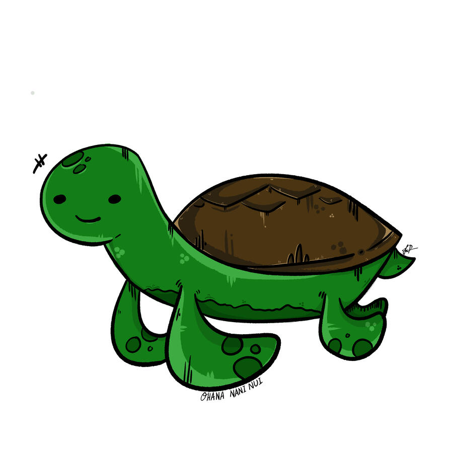 GOHS Ohana Turtle Sticker Design