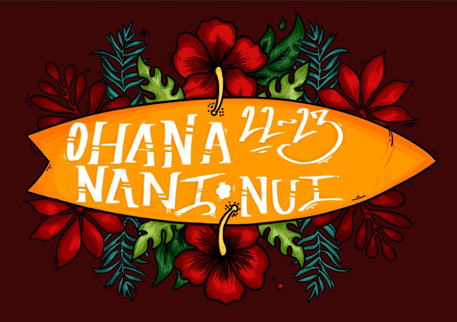GOHS Ohana Nani Nui 2022-23 (front) (red)